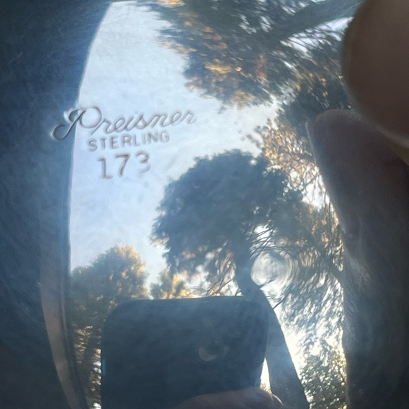 Sterling Silver Tray with Sterling Cream and Sugar, Serving Set - Picture 12 of 16